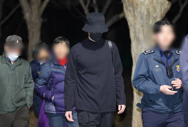 지난 3월 19일 전남 목포교도소에서 출소하는 정준영의 모습 (사진=뉴스1)