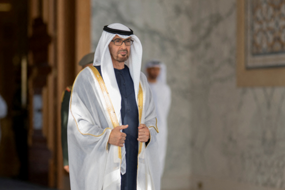 모하메드 빈 자이드 알 나흐얀 아랍에미리트연합국(UAE) 대통령. 〈사진=로이터통신, 연합뉴스〉