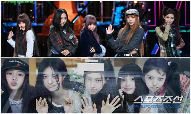 뉴진스(위)와 아일릿. 사진 출처=스포츠조선DB, 빌리프랩
