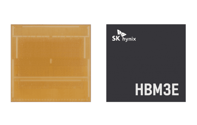 SK하이닉스가 개발한 HBM3E(5세대 HBM) 제품(사진=SK하이닉스