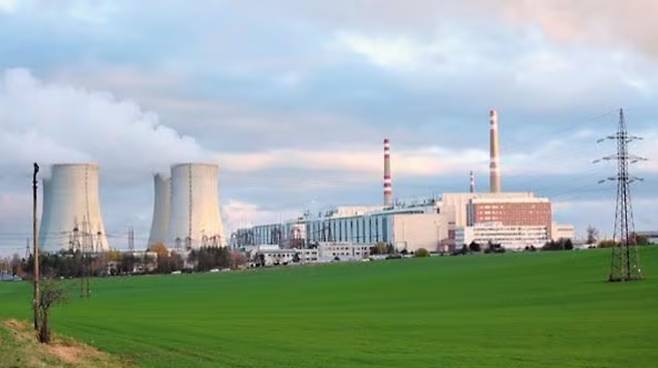 신규 원전 입찰을 진행 중인 체코가 운영하는 두코바니 원전 모습[한국수력원자력 제공]