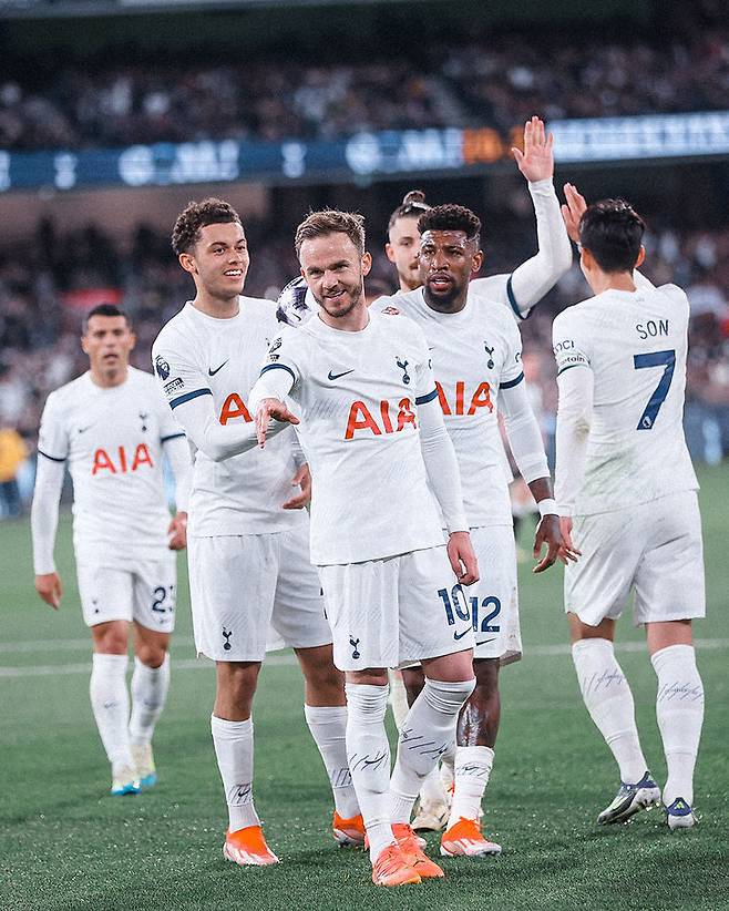 [서울=뉴시스]토트넘 호주 투어에 나선 손흥민. (사진=토트넘 소셜네트워크서비스 캡처) 2024.05.22. photo@newsis.com *재판매 및 DB 금지