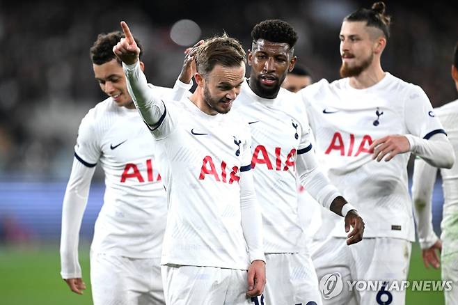 제임스 매디슨 선제골 [EPA=연합뉴스]