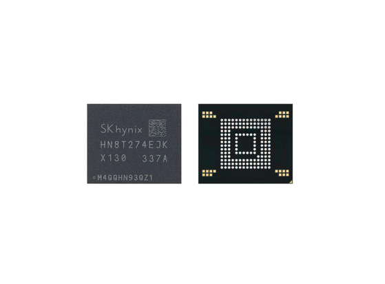 Pictured is SK hynix's Zoned UFS (ZUFS) 4.0, a NAND flash memory chip that improves the efficiency of data management and optimizes data transfer between an operating system and storage devices. [SK HYNIX]