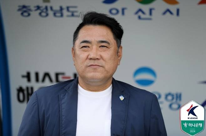 충남아산프로축구단 김현석 감독. 사진=한국프로축구연맹