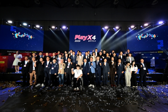 ‘2024 플레이엑스포(PlayX4)’가 고양 킨덱스에서 23일 개막했다. (경콘진 제공)