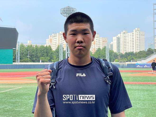 ▲강릉고 천범석 ⓒ목동, 최민우 기자