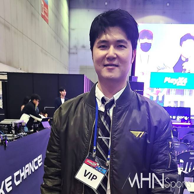지난 2023년의 T1 안웅기 COOⓒMHN스포츠 고양 이솔 기자