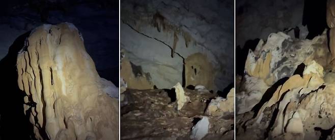 왼쪽부터 페가수스, 양초, 마리아 형상을 한 석순. 이혜원 동아닷컴 기자 hyewon@donga.com