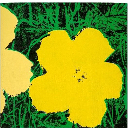 앤디 워홀의 ‘플라워(Flowers)’. 208.3 x 208.3 cm, 1965. 크리스티홍콩 제공