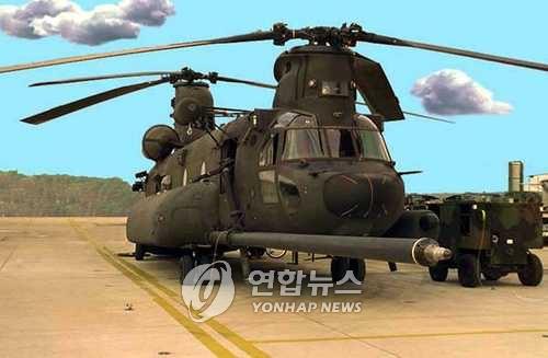 주한 미군 MH-47E 헬리콥터  [연합뉴스 자료사진]