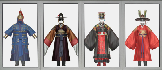 King Jeongjo's attire, reconstructed through high-resolution videos [NATIONAL PALACE MUSEUM OF KOREA]