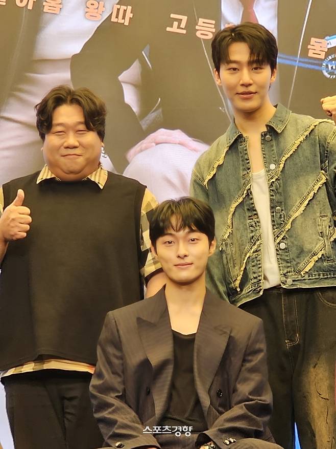 배우 고동옥, 윤찬영, 원태민. 사진 윤소윤 기자