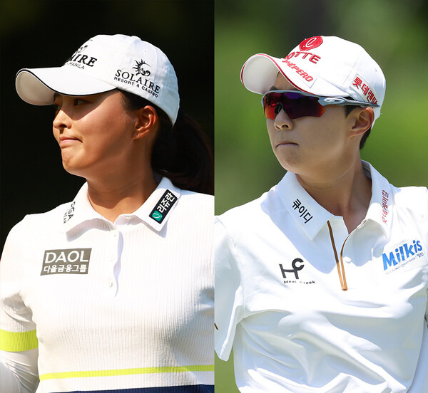 미국여자프로골프(LPGA) 투어에서 활약하는 고진영 프로(사진제공=Getty Images_LPGA). 김효주 프로(사진제공=KLPGA)