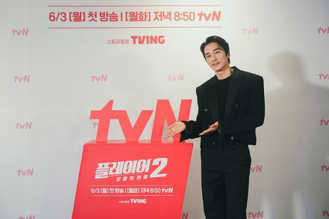 28일 tvN '플레이어2: 꾼들의 전쟁'(이하 '플레이어2') 온라인 제작발표회가 진행됐다. 행사에는 소재현 감독을 비롯해 배우 송승헌 오연서 이시언 태원석 장규리가 참석해 자리를 빛냈다. tvN 제공