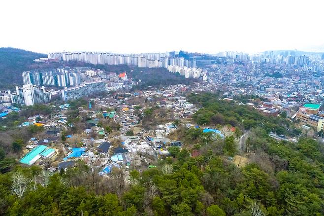 서울 성북구 정릉골구역 주택재개발 대상지 일대 (사진출처 : 성북구)