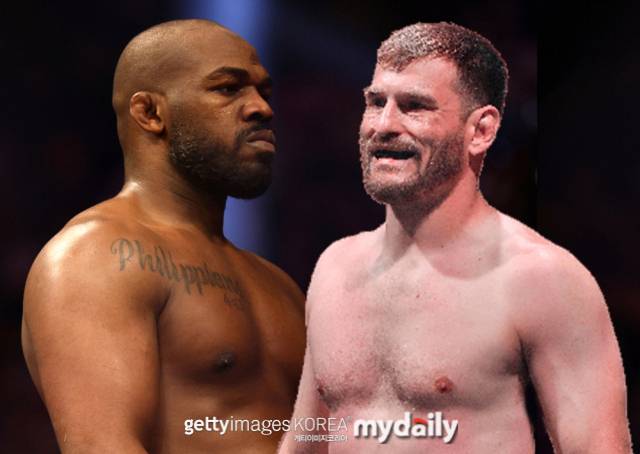 존 존스(왼쪽)와 미오치치. /게티이미지코리아