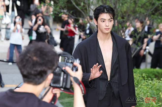 배우 차은우. ⓒ이혜영 기자 lhy@hankooki.com