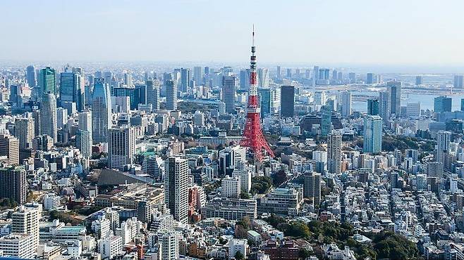 '도쿄 타워'가 보이는 일본의 수도 도쿄의 전경/조선일보DB