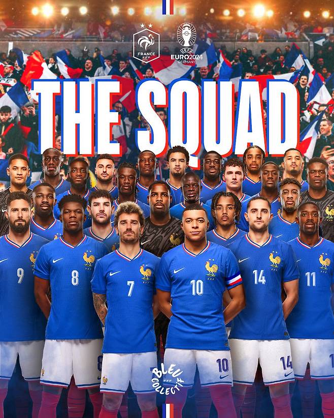 사진=프랑스 국가대표팀 SNS