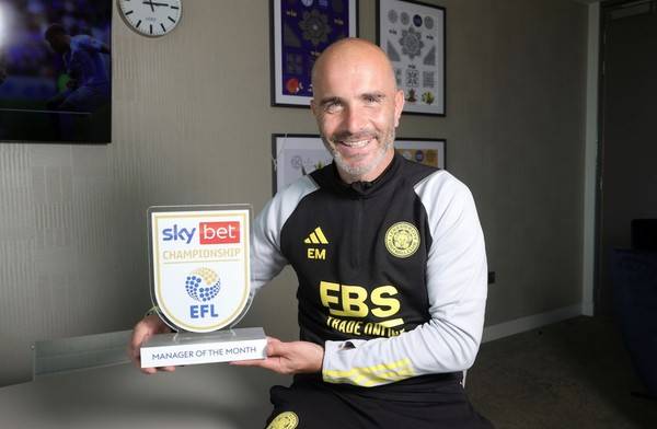 엔조 마레스카 레스터시티 감독. EFL(잉글리시 풋볼리그) 홈페이지 캡처