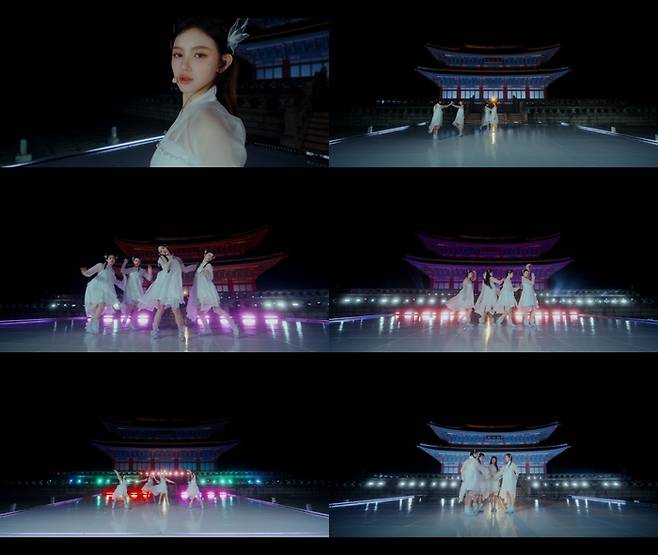 뉴진스 근정전 무대. 사진|KBS, 어도어