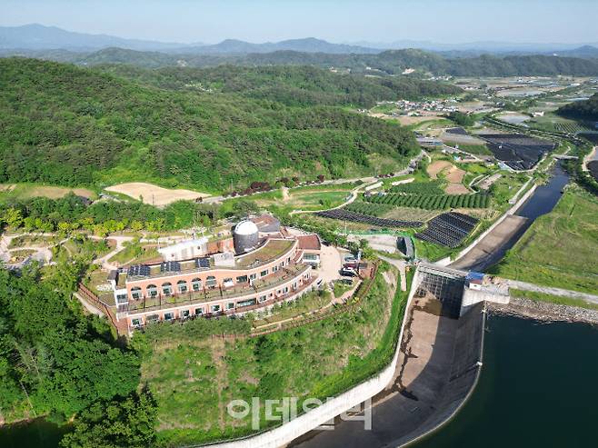 하늘에서 본 소백산생태탐방원