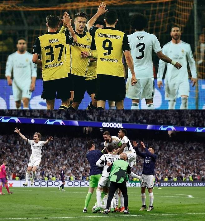 사진=도르트문트, 레알 마드리드 홈페이지