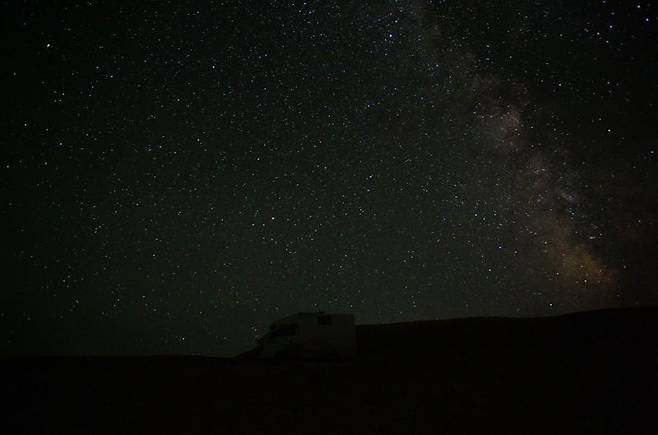 카자흐스탄의 밤하늘
