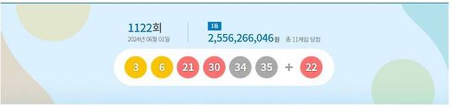 동행복권 홈페이지 캡처.