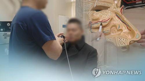 부비동염 진료 [연합뉴스TV 제공]