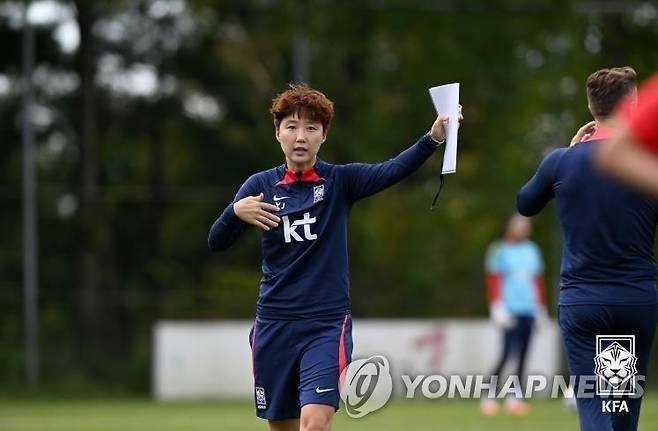 박윤정 한국 여자 20세 이하(U-20) 축구대표팀 감독 [대한축구협회 제공. 재판매 및 DB금지]