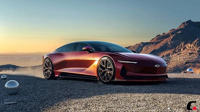 사진 : 쉐보레 말리부 전기차 상상도 (출처=Carscoops/Josh Byrnes)