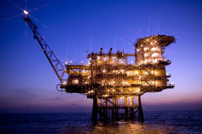 2004년부터 2021년까지 동해상에서 상업 생산을 한 가스전. 4500만배럴이 매장돼 있던 지역에 설치한 이 가스전은 1조4000억원의 순이익을 냈다. /한국석유공사 제공