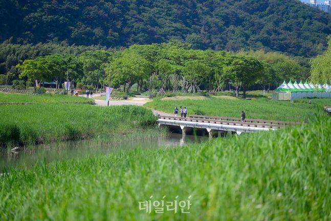 국가정원 자체가 상당히 넓고 볼거리가 많아 크게 붐비지 않는다. 곳곳에 쉴 수 있는 공간도 마련돼 있어 피크닉을 즐기기에도 안성맞춤이다. ⓒ데일리안 배군득 기자