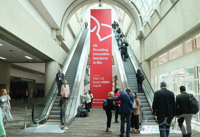 미국 샌디에이고에서 6월 3일부터 6일까지 열리는 '바이오 인터내셔널 컨벤션'(바이오USA 2024) 현장 모습. 2024.06.03/뉴스1ⓒ News1/김태환 기자
