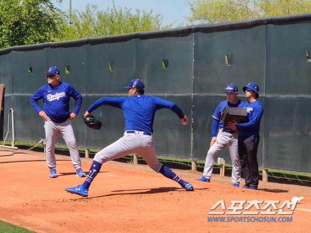 2022년 LA 다저스 산하 마이너리그 연수 시절 김경문 감독.