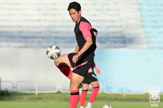 오세훈(당시 남자 U23 대표팀). 대한축구협회 제공