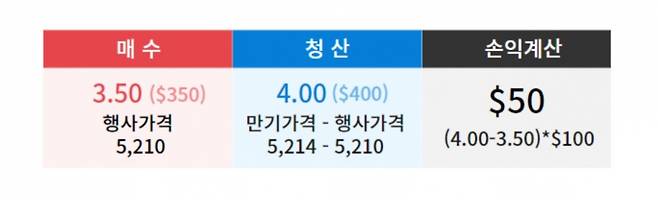 제로데이옵션 손익계산