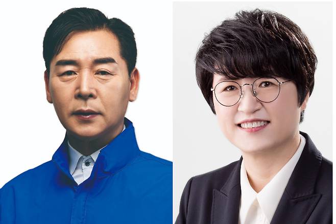 (왼쪽부터)오중기·박희정 위원장. 더불어민주당 제공