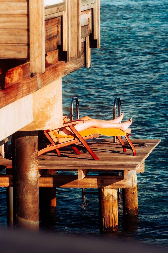 만타에서 누리는 오후 6시의 휴식