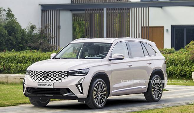 르노코리아 오로라1 예상도(출처:구기성 스튜디오)