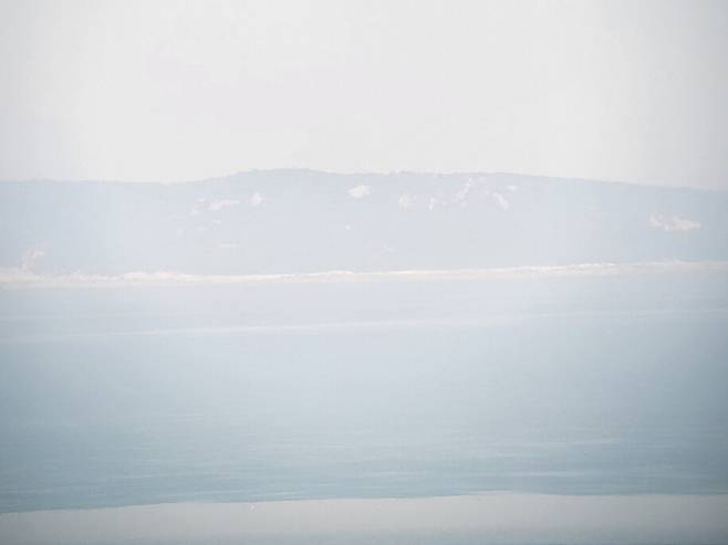 망원경으로 본 북한. 이승욱 기자
