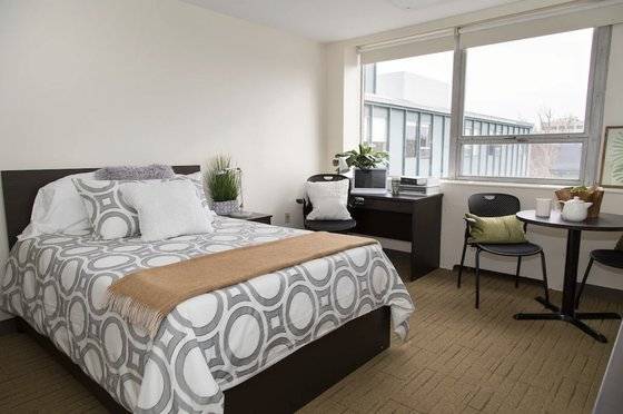 1인실로 보급된 미국 하버드대학교 로스쿨 기숙사 노스 홀(North Hall). 사진 하버드대학교 캡처