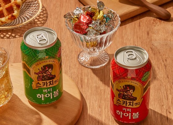 스카치 캔디의 맛을 담아낸 카브루 하이볼 2종. 사진 카브루