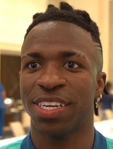 ▲ 파격적인 헤어스타일을 한 비니시우스 ⓒ브라질 SNS