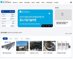 중소기업 기술마켓 홈페이지(사진=한국토지주택공사(LH))