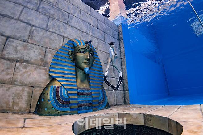 파라오 조형물이 설치된 ‘파라다이브 35’ (사진=파라다이브)