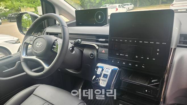 현대차 ST1 실내. (사진=이데일리 이다원 기자)