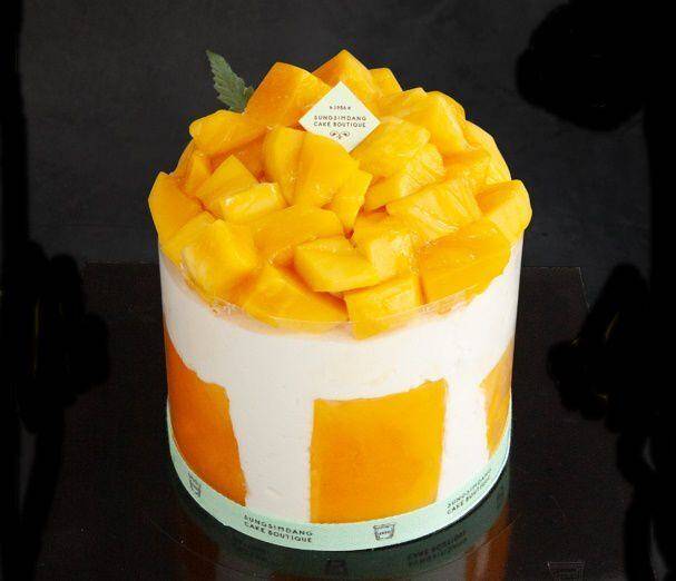 성심당에서 판매 중인 망고시루 케이크. /성심당 제공